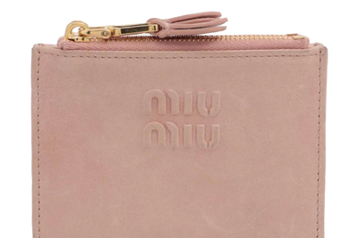 MiuMiu　スモールナッパレザーウォレット